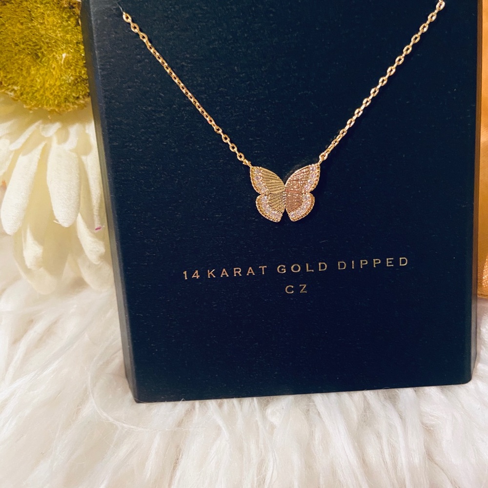 New ✨ Gold Butterfly Necklace
